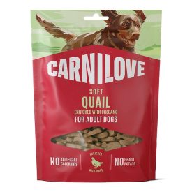   Carnilove Dog Soft Snack Quail Enriched With Oregano - Fürj Oreganóval 200g