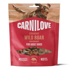   Carnilove Dog Crunchy Snack Wild Boar With Rosehips - Vaddisznó Csipkebogyóval 200g