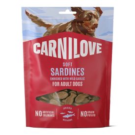   Carnilove Dog Soft Snack Sardines Enriched With Wildgarlic -Szardínia Medvehagymával 200g