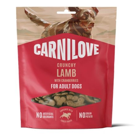 Carnilove Dog Crunchy Snack Lamb With Cranberries - Bárány Tőzegáfonyával 200g