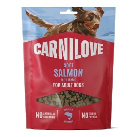   Carnilove Dog Soft Snack Salmon With Thyme - Lazac Kakukkfűvel kistestű kutyáknak 200g