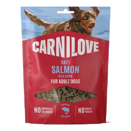Carnilove Dog Soft Snack Salmon With Thyme - Lazac Kakukkfűvel kistestű kutyáknak 200g