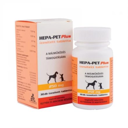 Hepa-Pet Plus 250 mg tabletta 30x