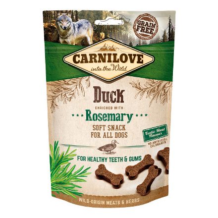 Carnilove Dog Semi Moist Snack kacsa rozmaringgal 200g